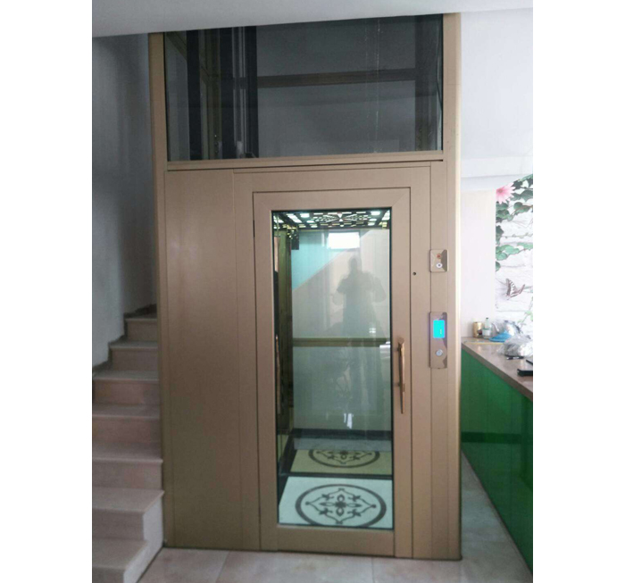 玫瑰金+透明玻璃手拉門(mén)